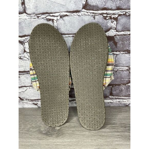 Sanuk You Got My Back Canvas Slip On Multicolor Mules Womens sz 10M US/41EU - Picture 10 of 16